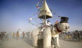 Burning Man փառատոնը՝ ԱՄՆ Նևադա նահանգի Բլեք Ռոկ անապատում 